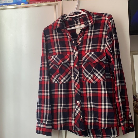 Plaid blouse - Picture 2 of 3